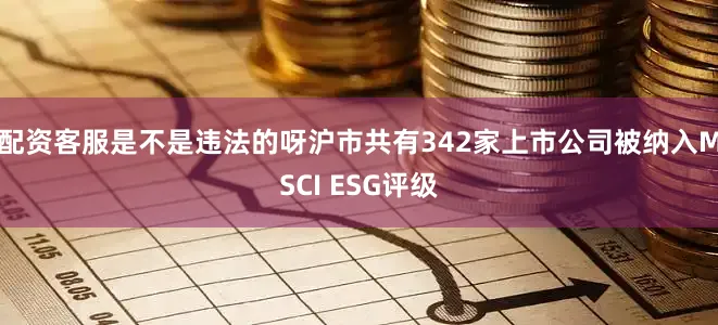 配资客服是不是违法的呀沪市共有342家上市公司被纳入MSCI ESG评级