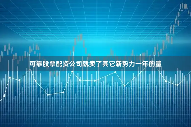 可靠股票配资公司就卖了其它新势力一年的量